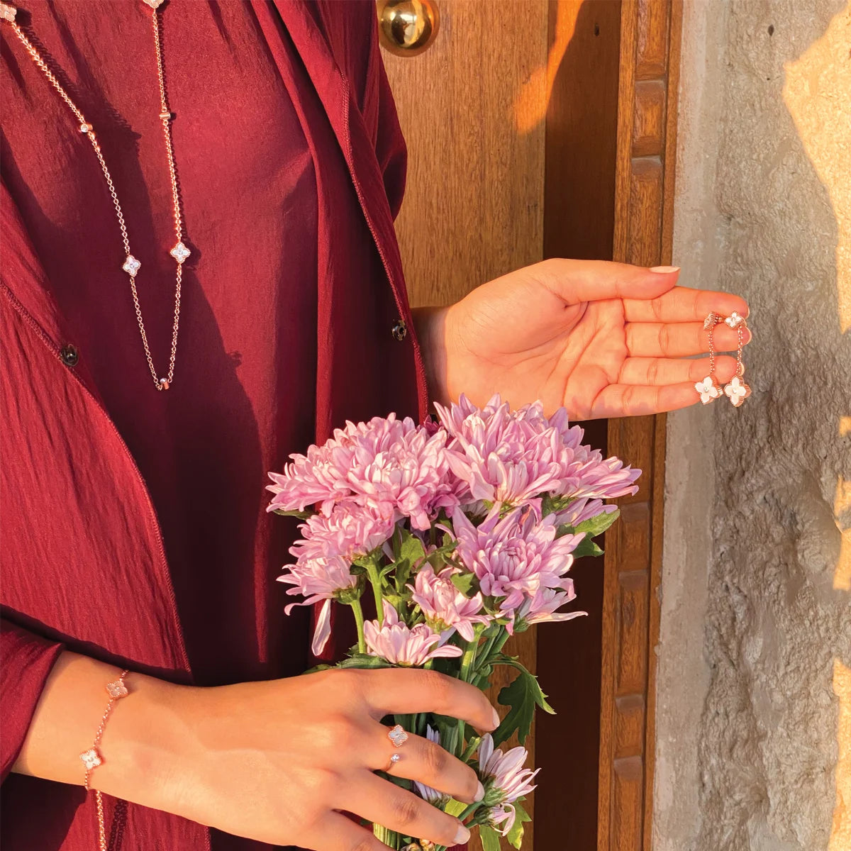 Mini Joory / Set Pearl Rose Gold