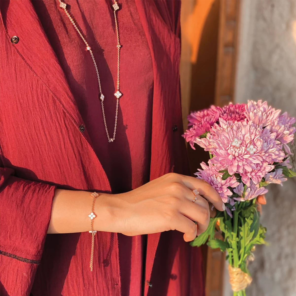 Mini Joory / Set Pearl Rose Gold