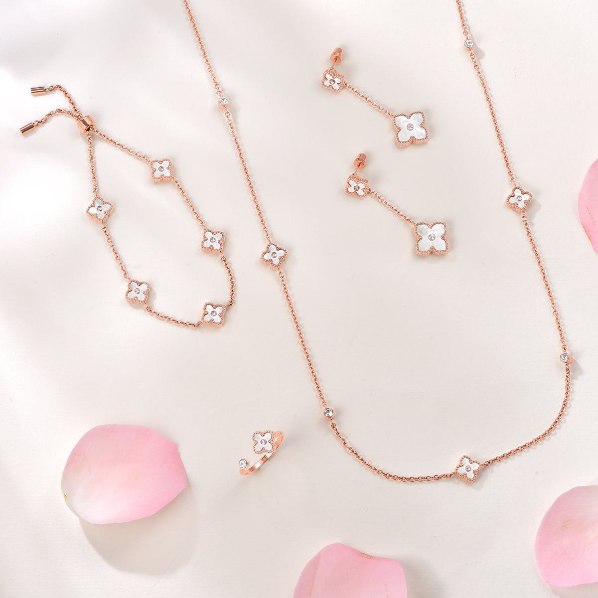 Mini Joory / Set Pearl Rose Gold