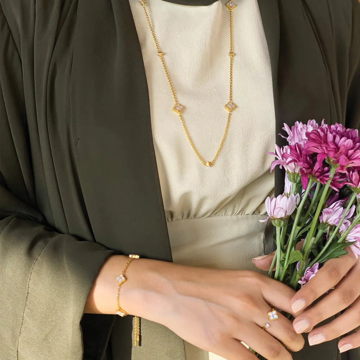 Mini Joory / Set Pearl Gold