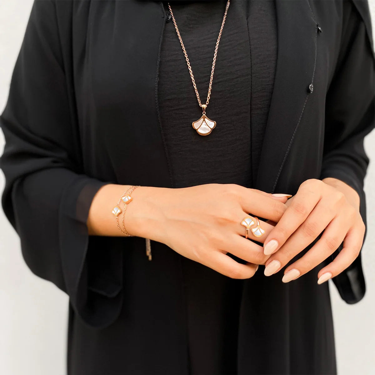 Tulip / Bracelet Pearl Rose Gold