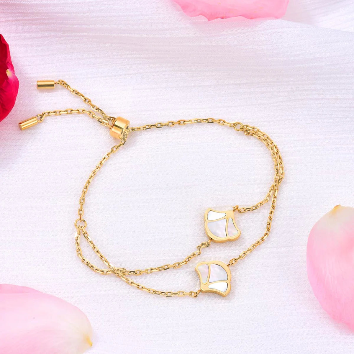 Tulip / Set Pearl Gold