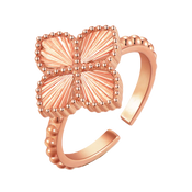 جوري / خاتم إشراقة الجوري بلون الروز قولد