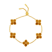 Joory / Bracelet Tiger Eye Gold