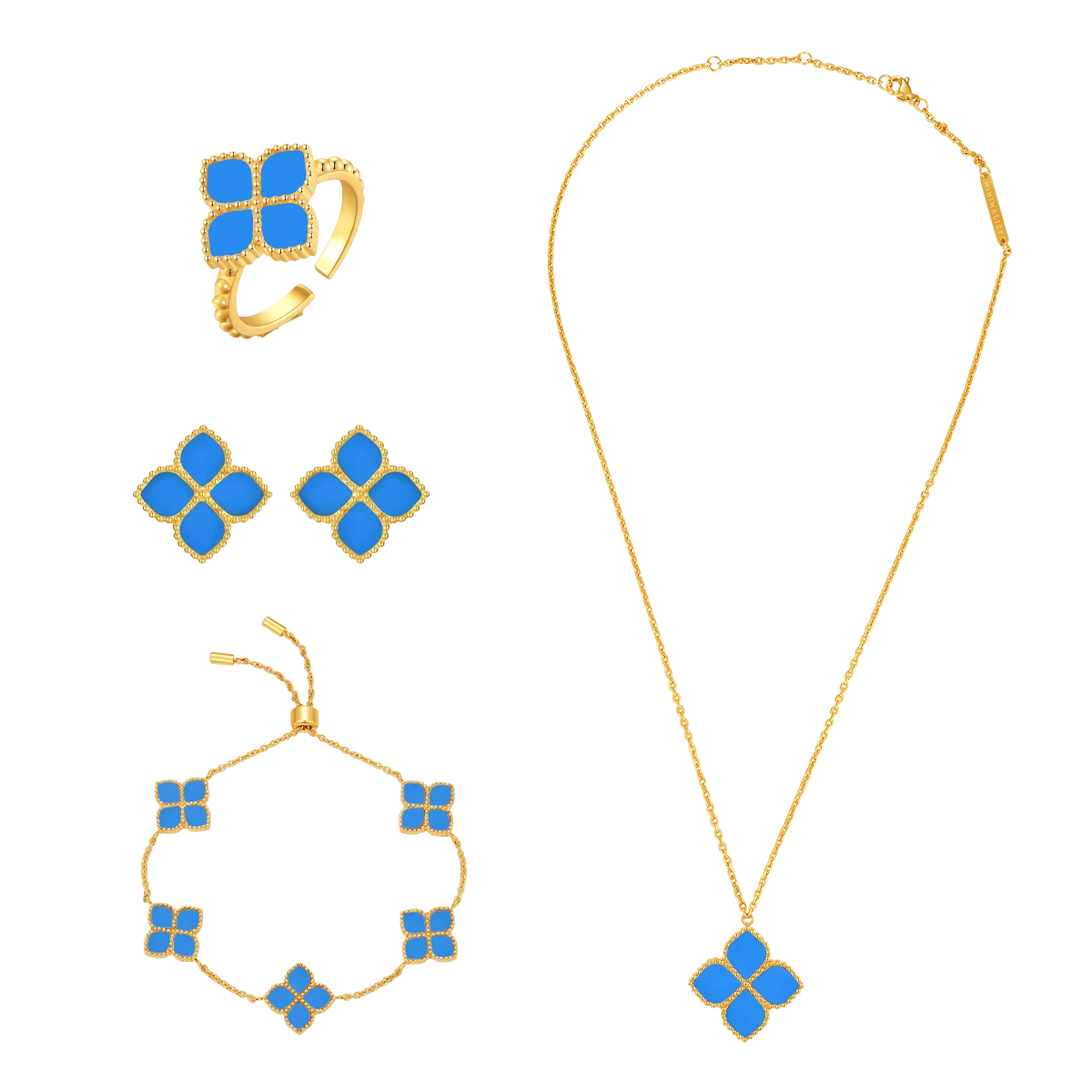 Joory / Set Teal Gold