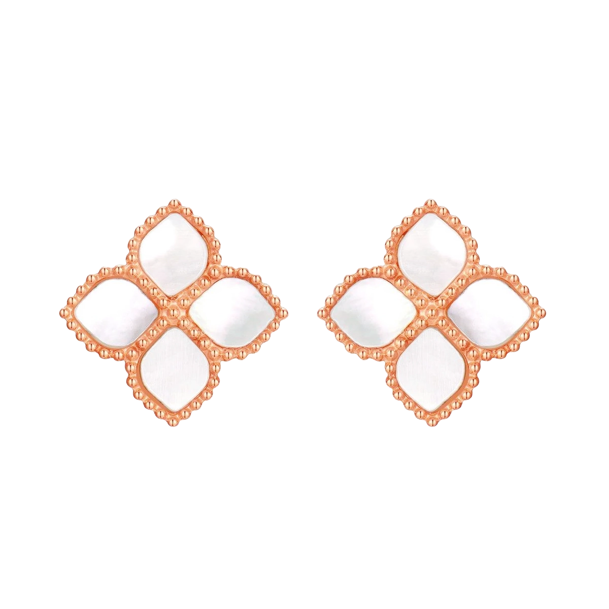 Joory / Earrings Pearl Rose Gold