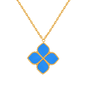 Joory / Necklace Teal Gold