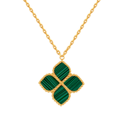 Joory / Necklace Malachite Gold