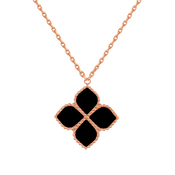 Joory / Necklace Black Rose Gold