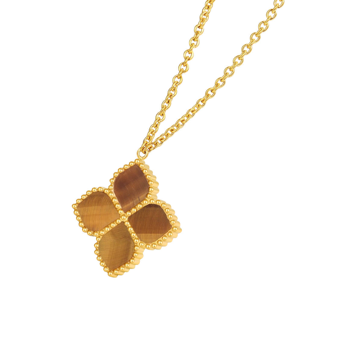 Joory / Necklace Tiger Eye Gold