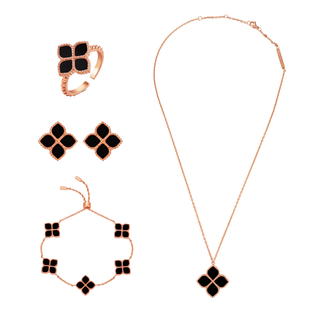 Joory / Set Black Rose Gold