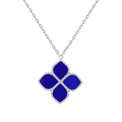 Joory / Necklace Blue Silver