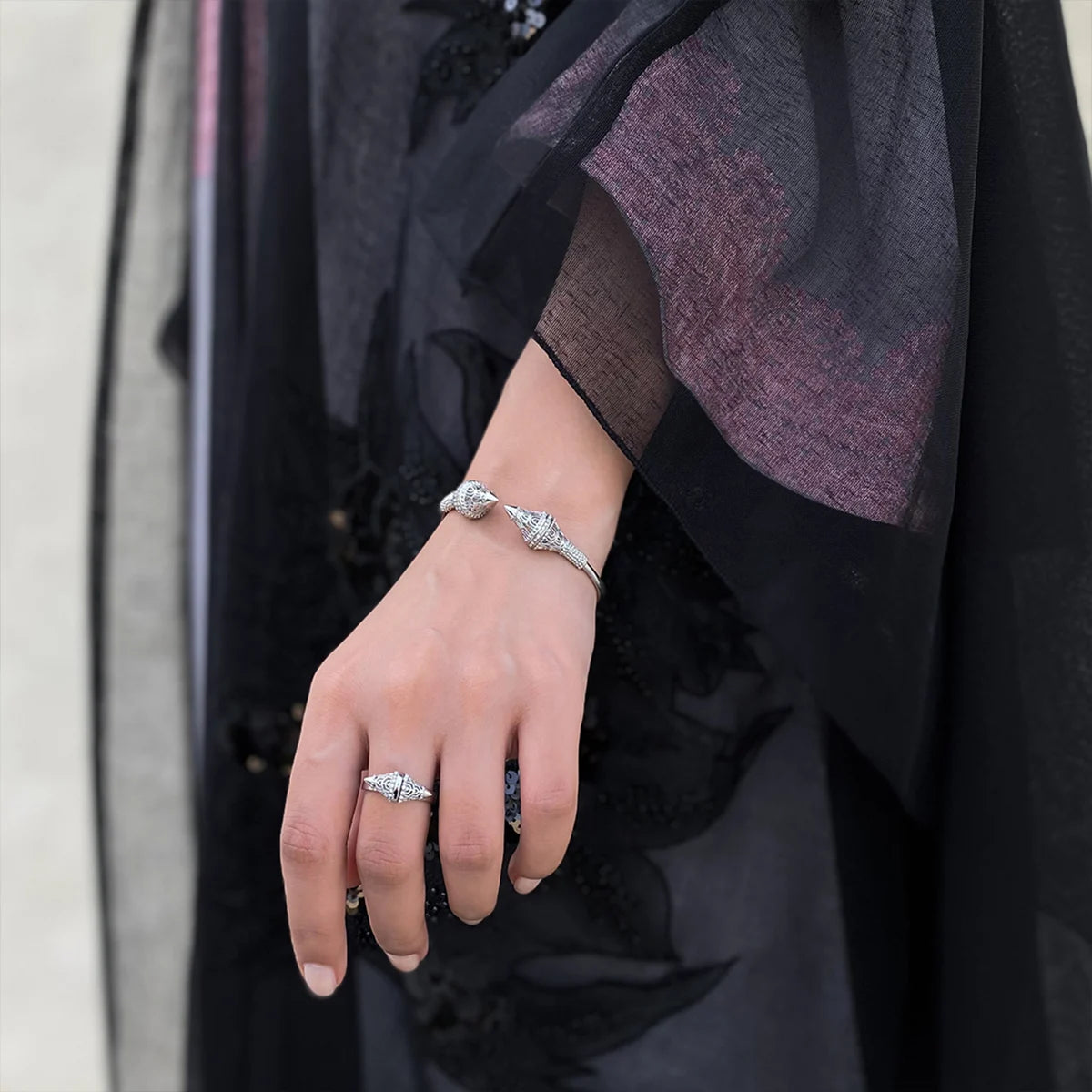 Lantern / Bangle Silver