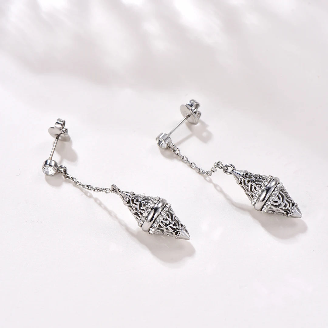Lantern / Earrings Silver