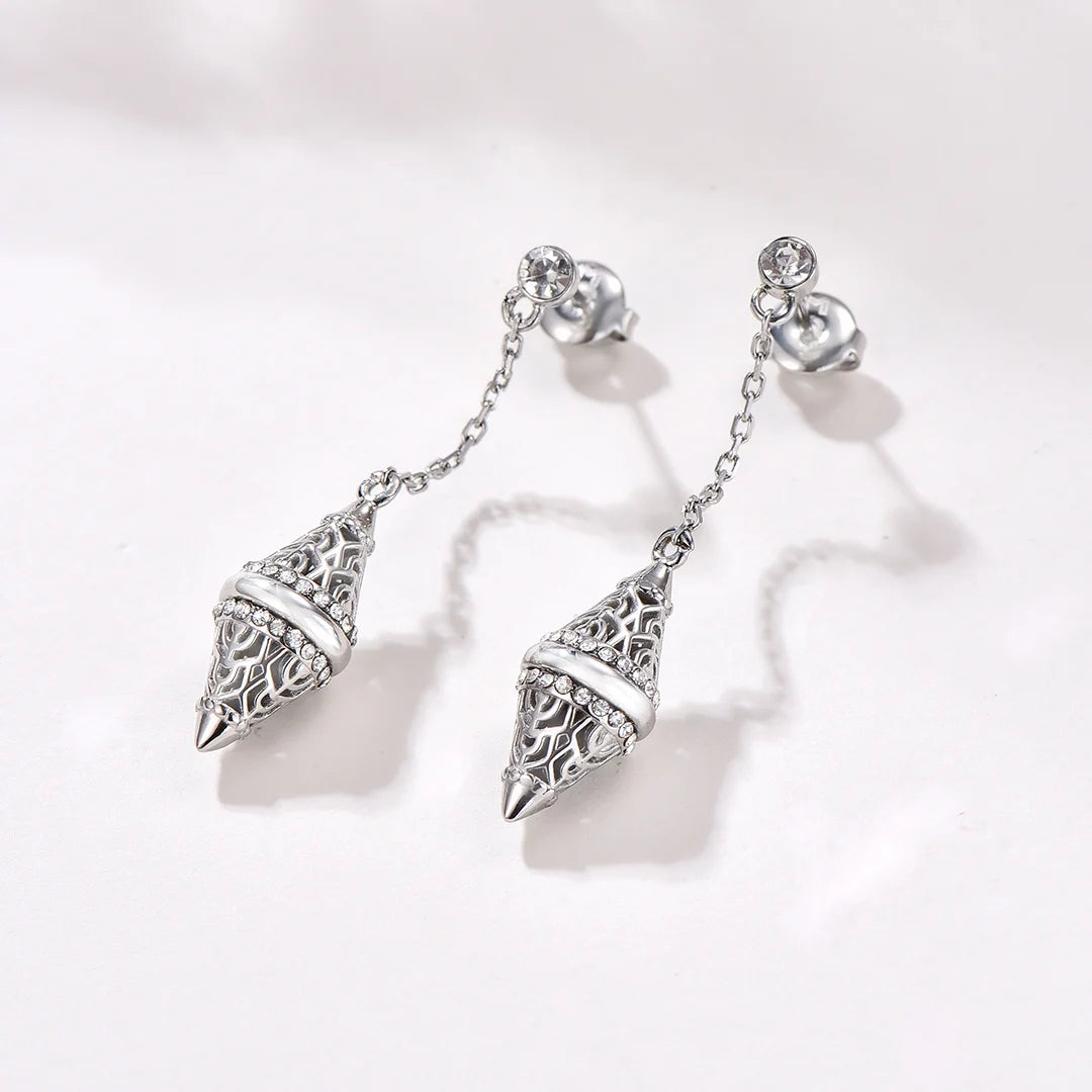 Lantern / Earrings Silver