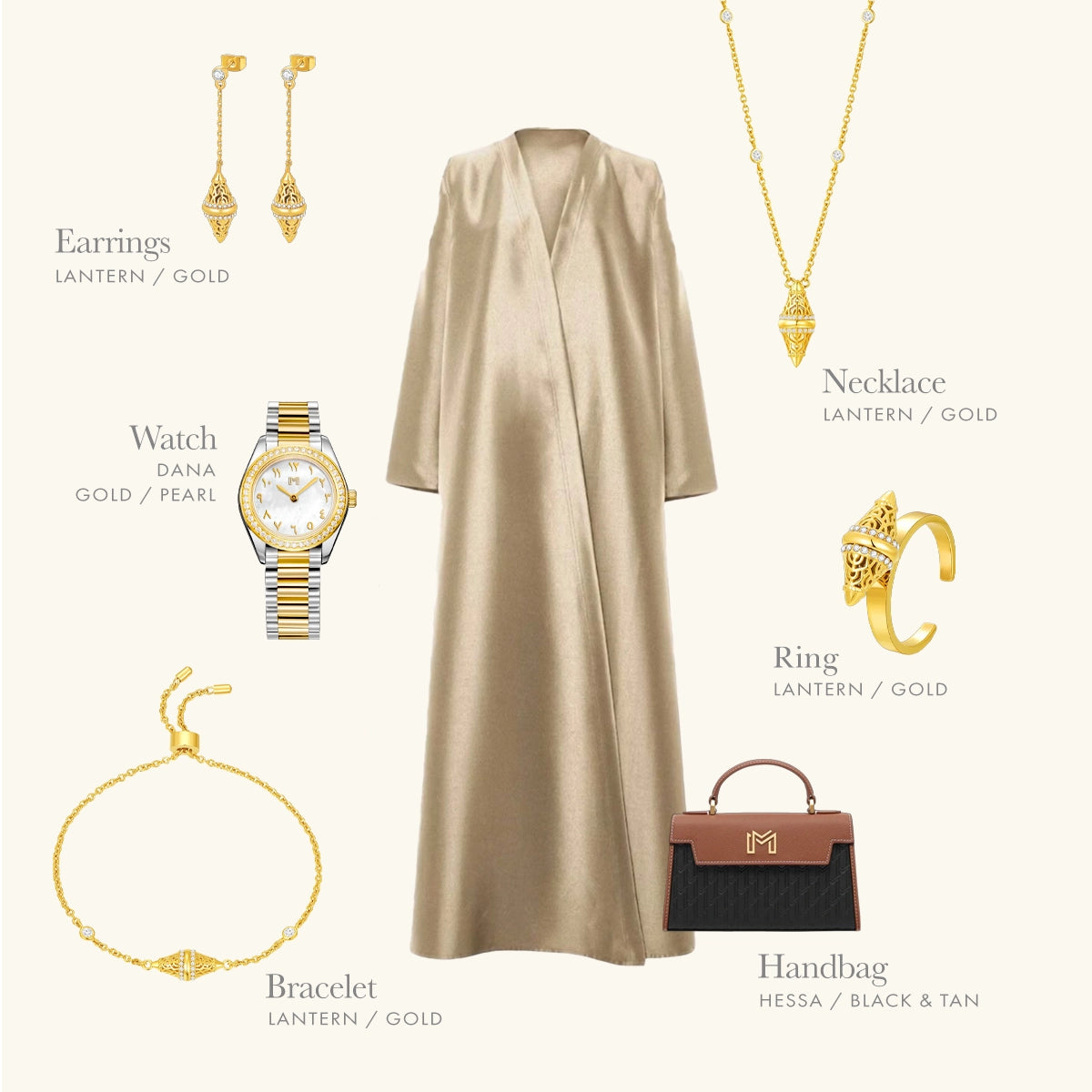 Lantern / Simple Set Gold