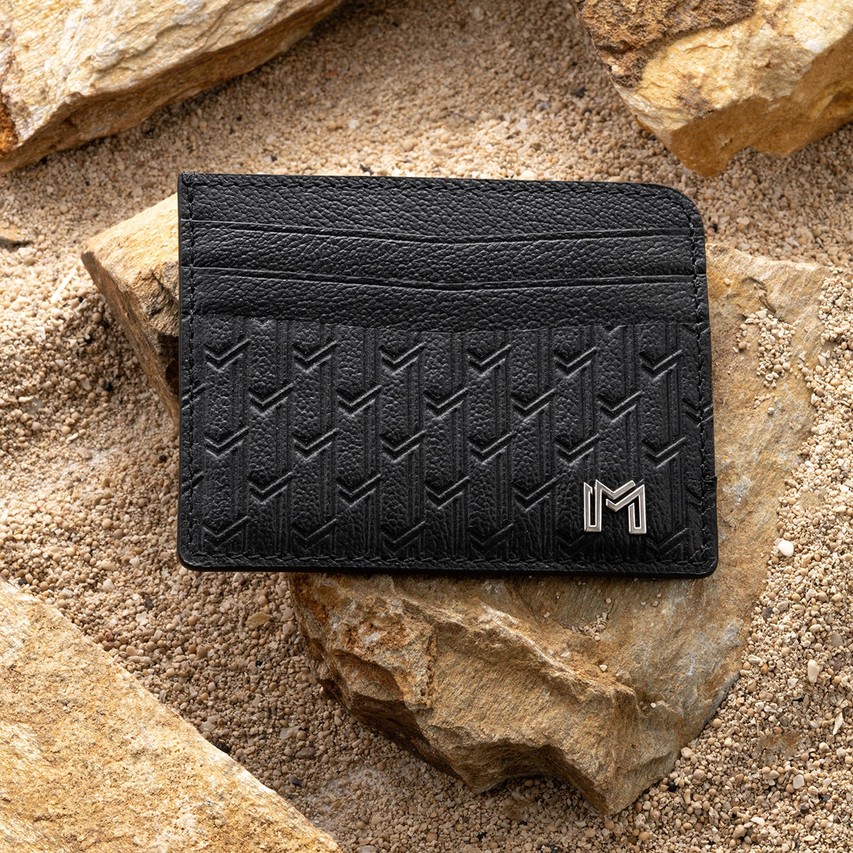 Camel Leather Black / Silver