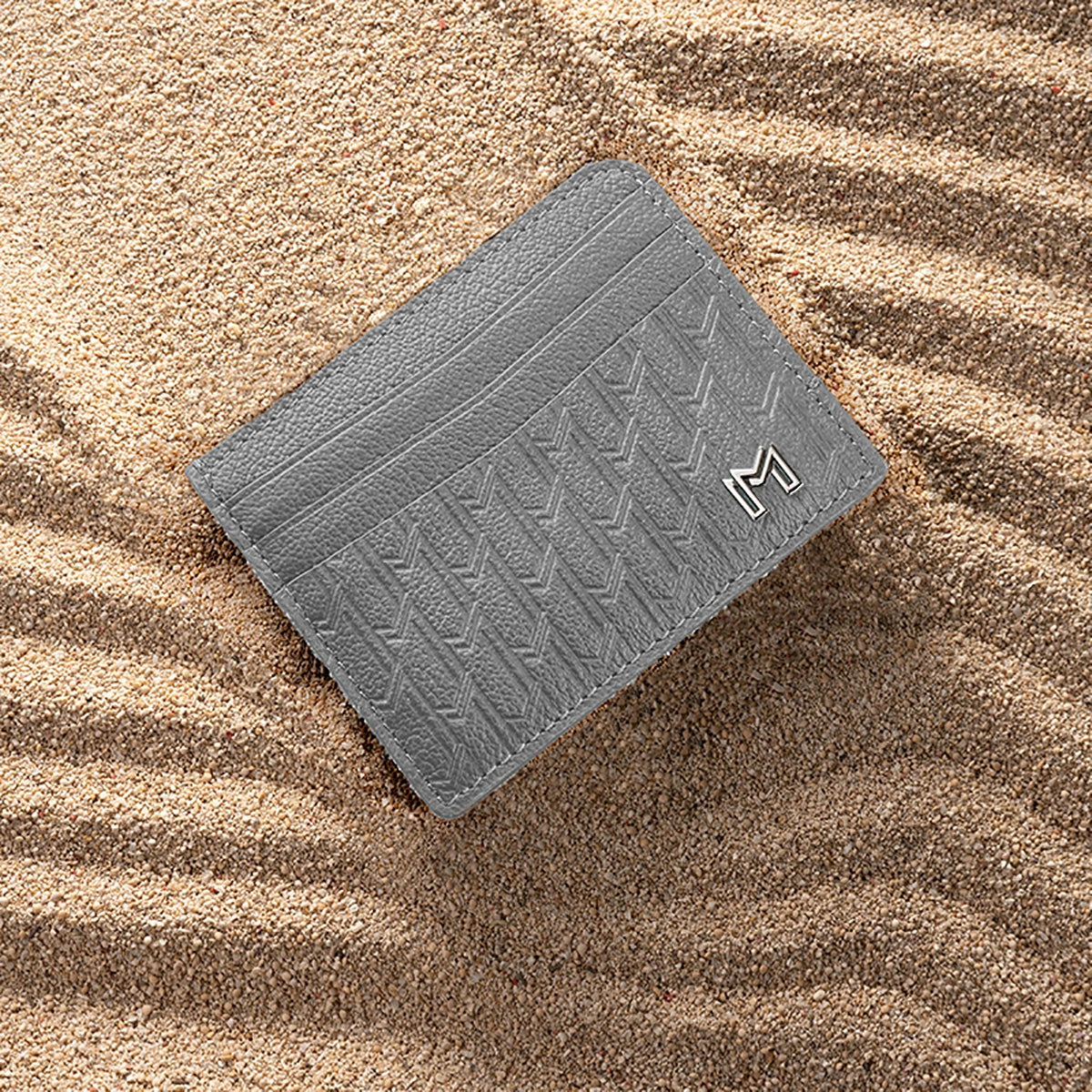 Camel Leather Grey / Silver