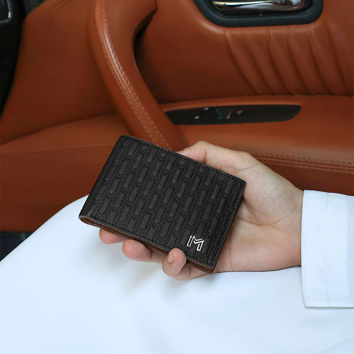 Camel Leather / Black & Tan