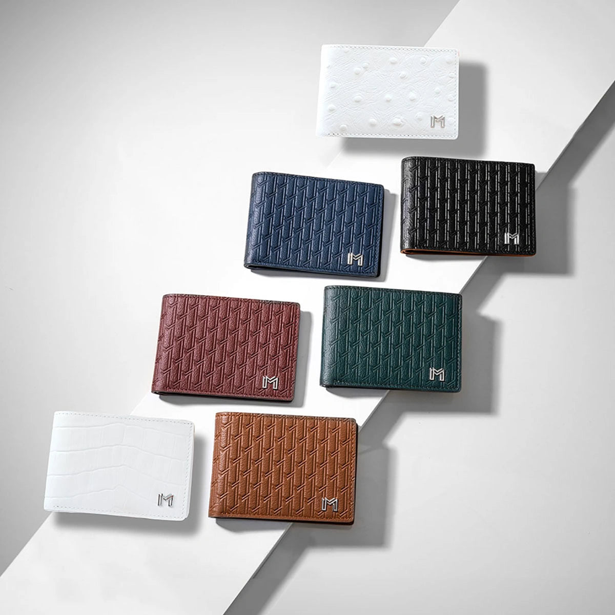 Camel Leather / Ostrich Print