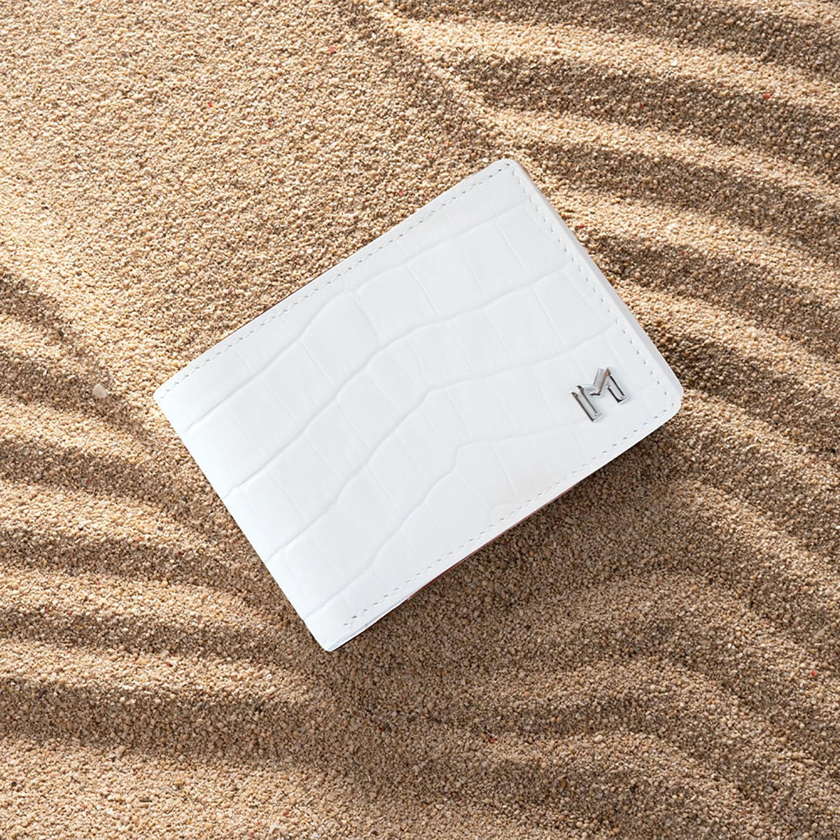 Camel Leather / Crocodile Print