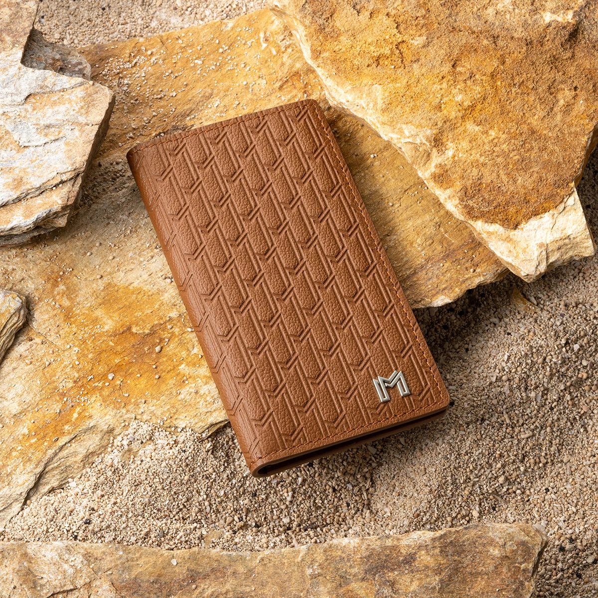 Camel Leather Tan / Silver