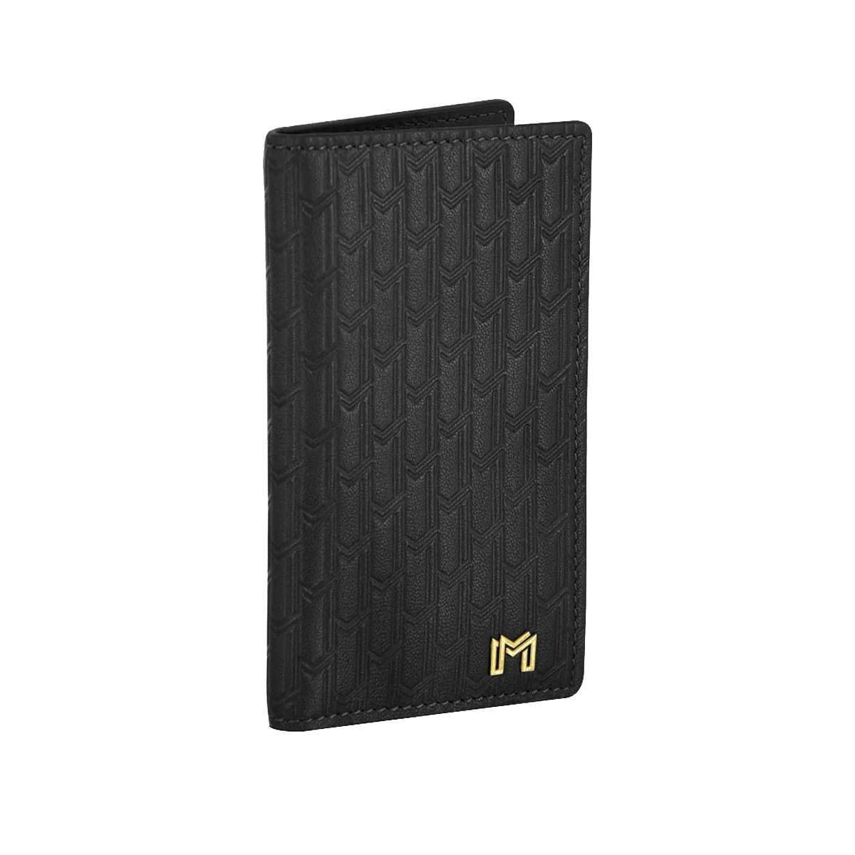 جلد ايطالي أسود / ذهبي