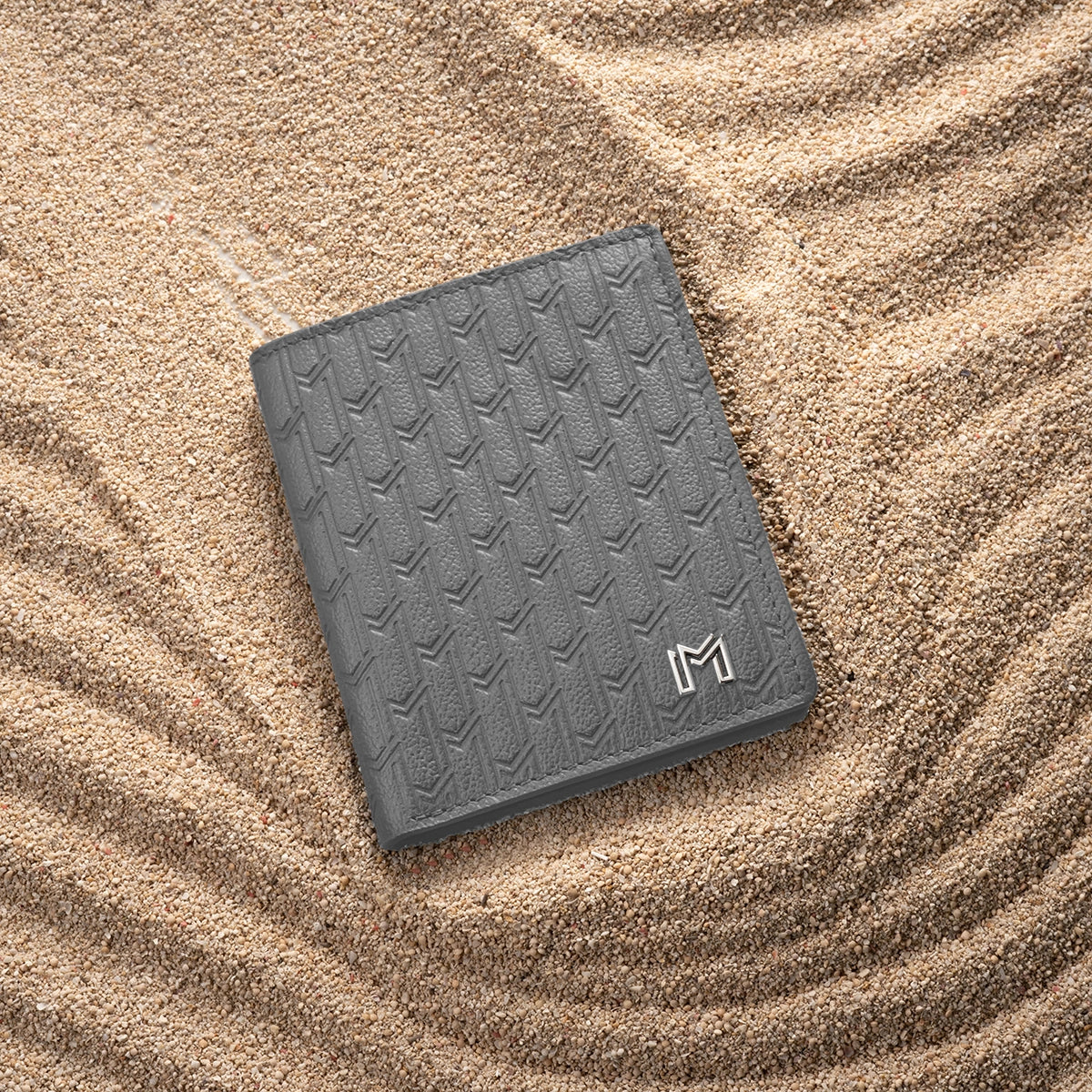 Camel Leather Grey / Silver