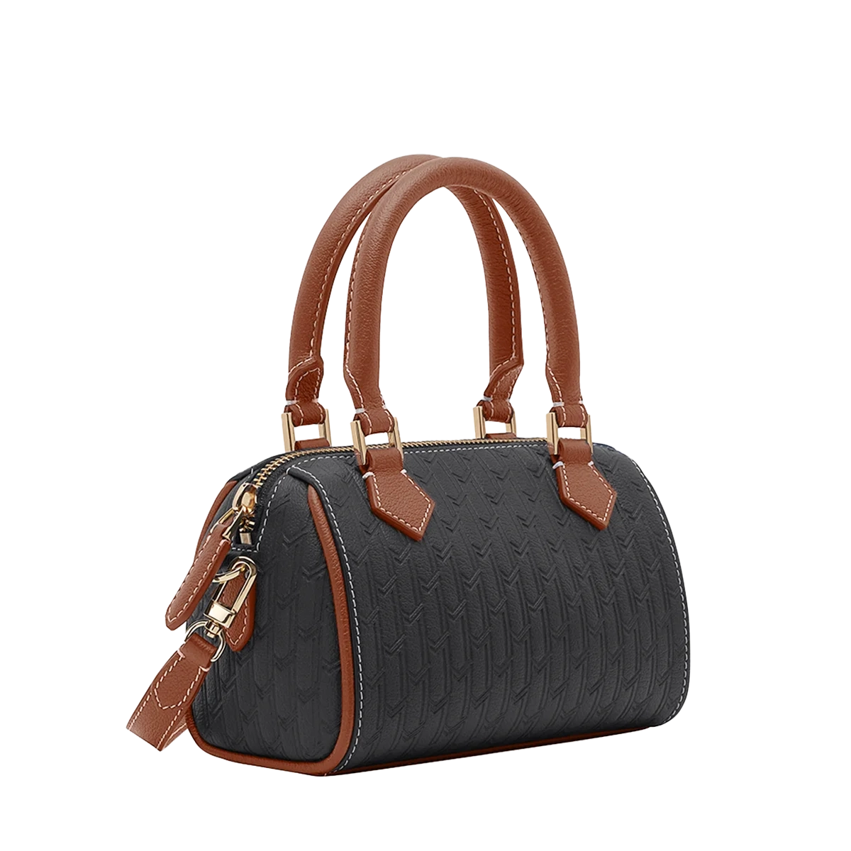 Reem Handbag / Black & Tan