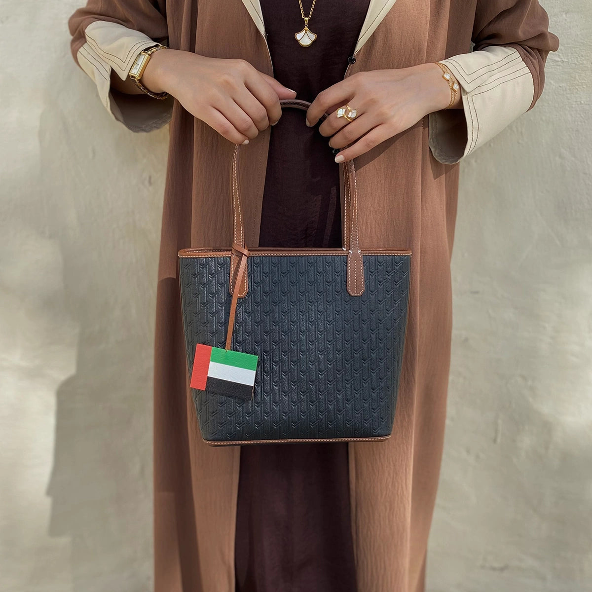 Leather Charm / UAE Flag