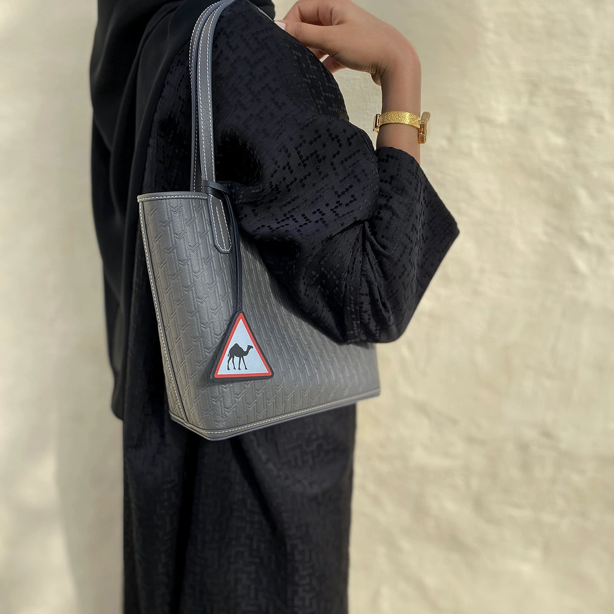 Leather Charm / Camel Crossing