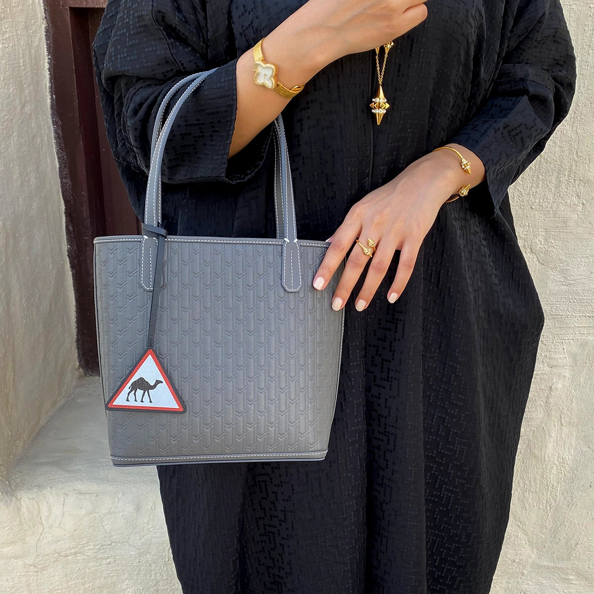 Leather Charm / Camel Crossing