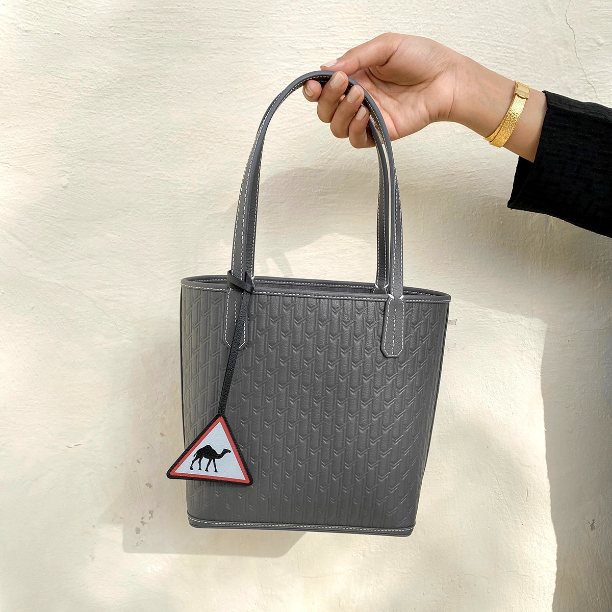 Leather Charm / Camel Crossing