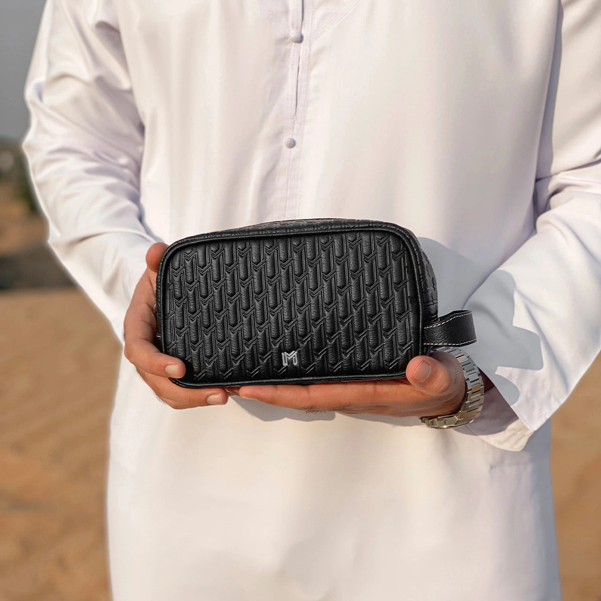 Travel Pouch Black / Silver