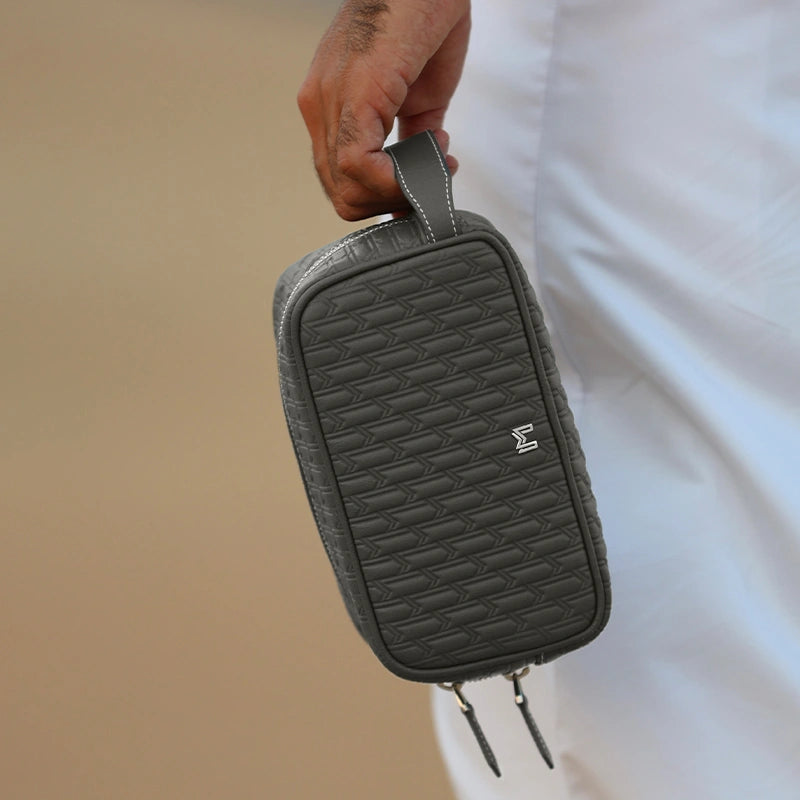 Travel Pouch Grey / Silver