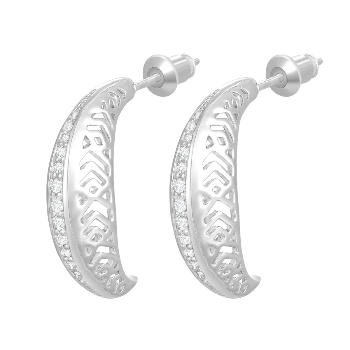 Leaf / Earrings Silver