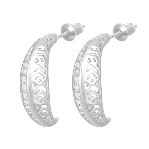 Leaf / Earrings Silver