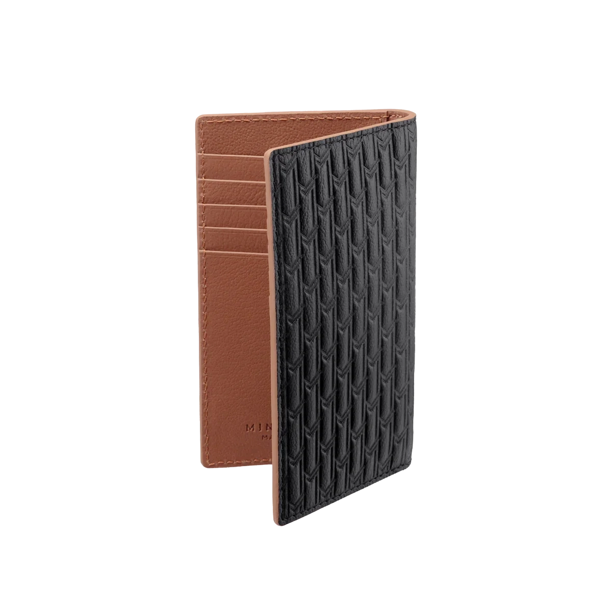 Camel Leather Black & Tan / Silver