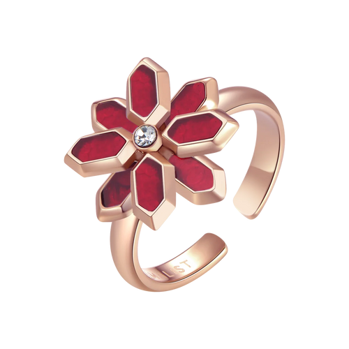 Lotus / Ring Red Rose Gold