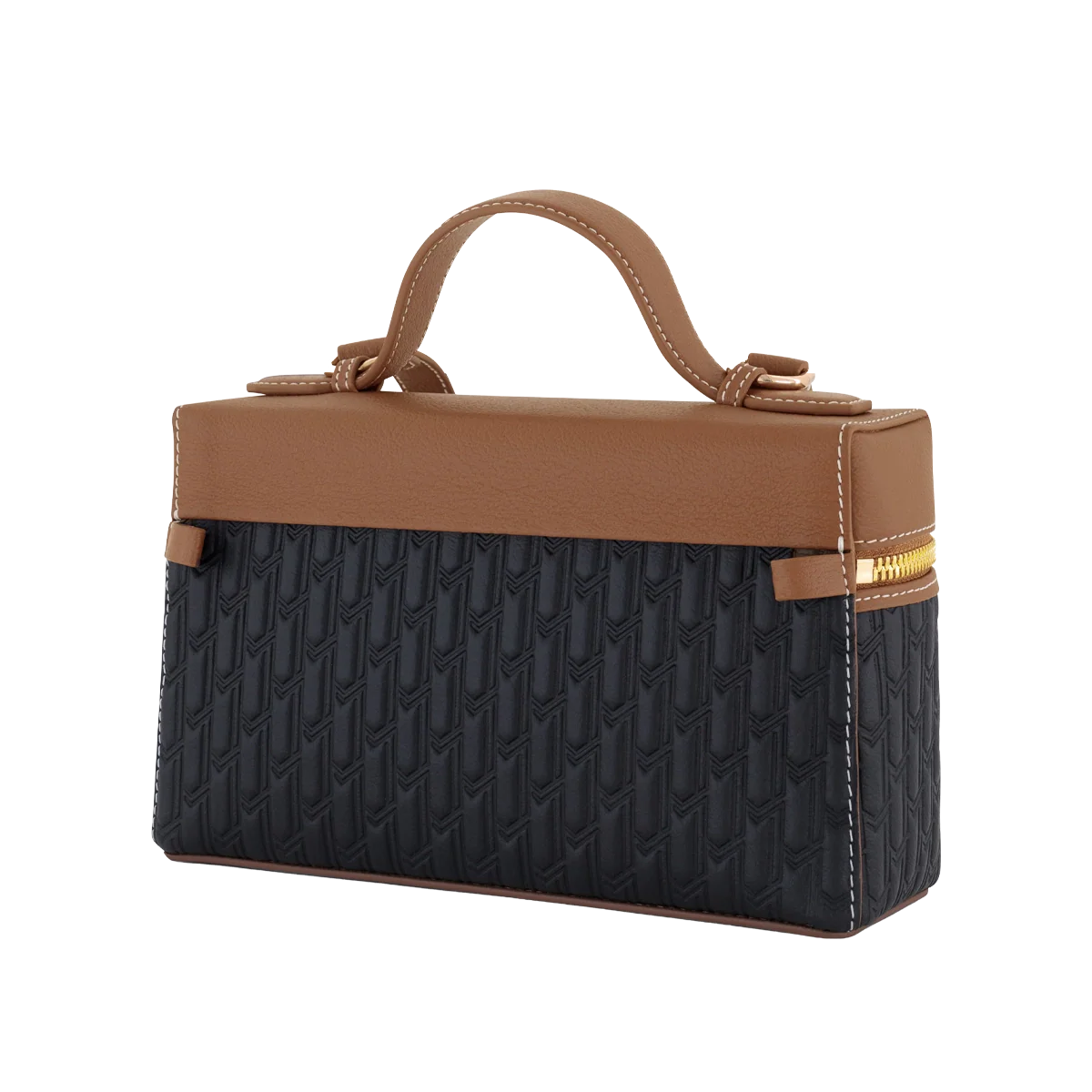 Maitha / Card Holder, Black & Tan - Gift Set