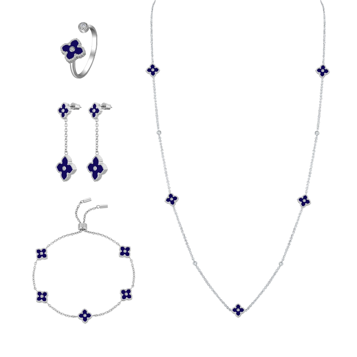 Mini Joory / Set Blue Silver