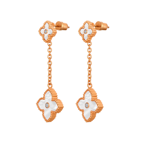 Mini Joory / Earrings Pearl Rose Gold