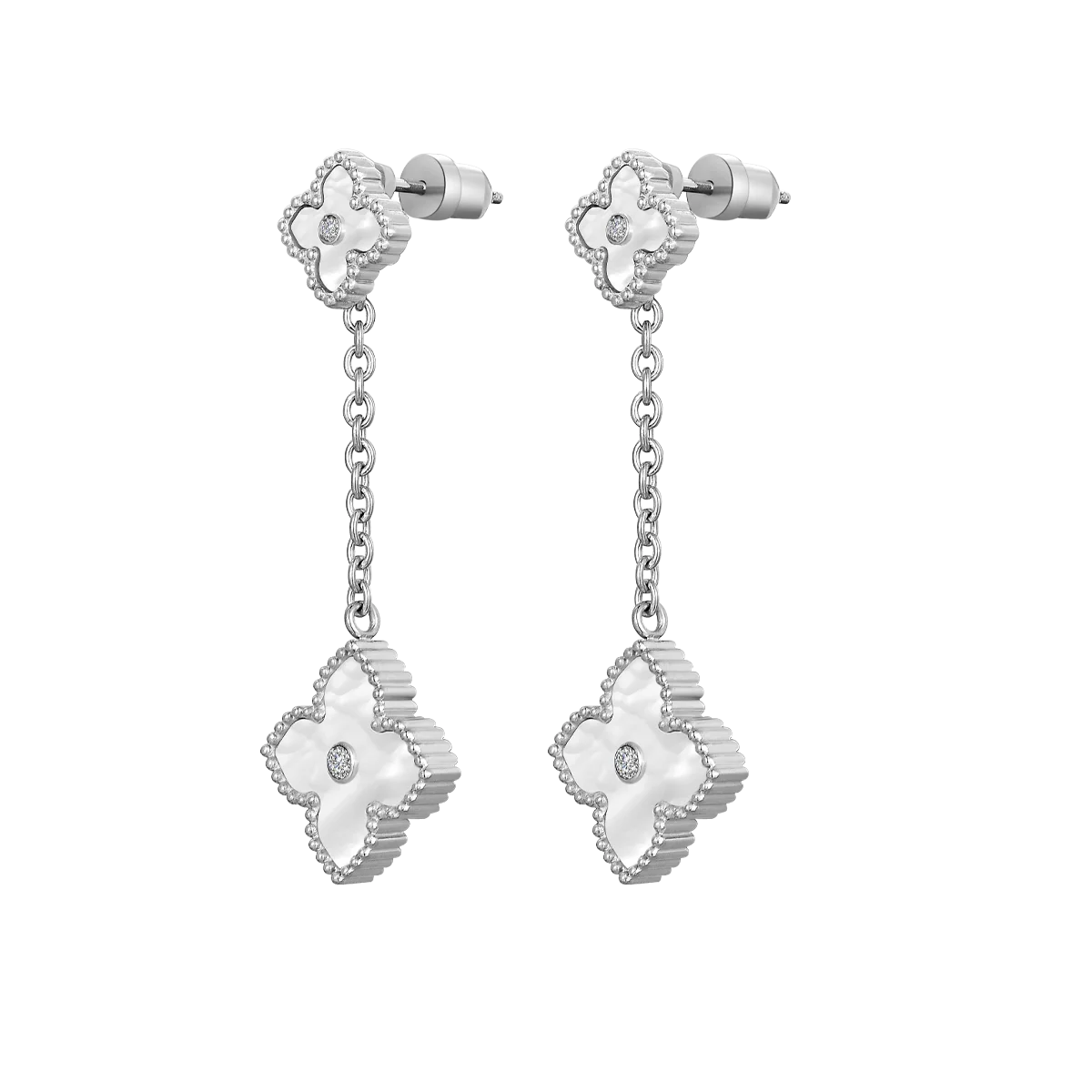 Mini Joory / Earrings Pearl Silver