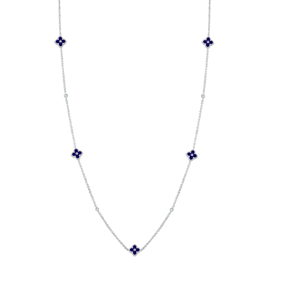 Mini Joory / Necklace Blue Silver