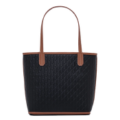 Mini Tote Bag Black / Tan