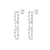 لينكس / أقراط طويلة باللون الفضي