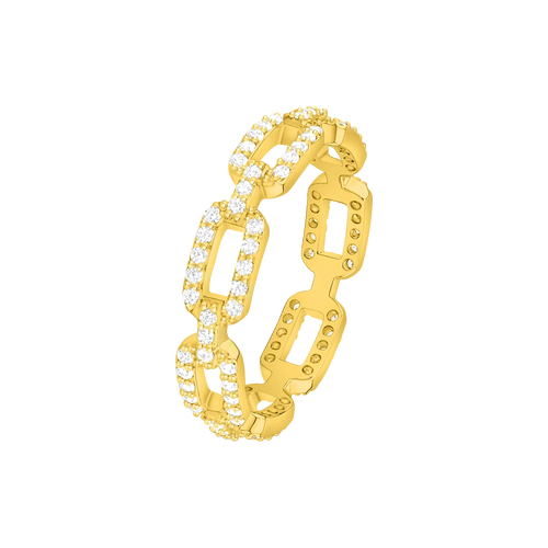 لينكس/ خاتم باللون الذهبي بتصميم متعدد