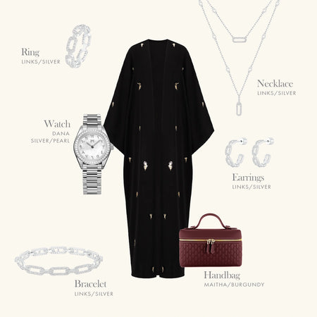 Links / Hoop Earrings Silver