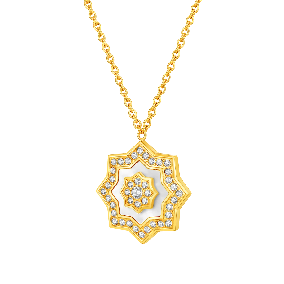 Najm / Necklace Pearl Gold
