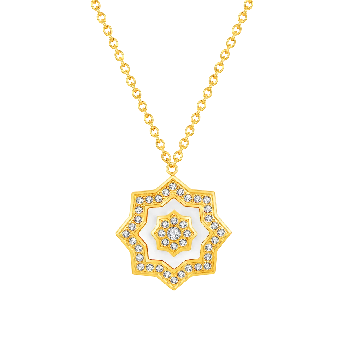 Najm / Necklace Pearl Gold